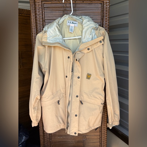 L.L. Bean Goretex Tan Jacket - Picture 1 of 12